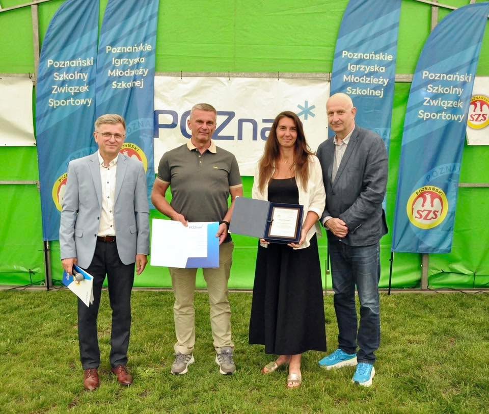 Sukces sportowy W uroczystym podsumowaniu współzawodnictwa sportowego szkół ponadpodstawowych Miasta Poznania zorganizowanym…