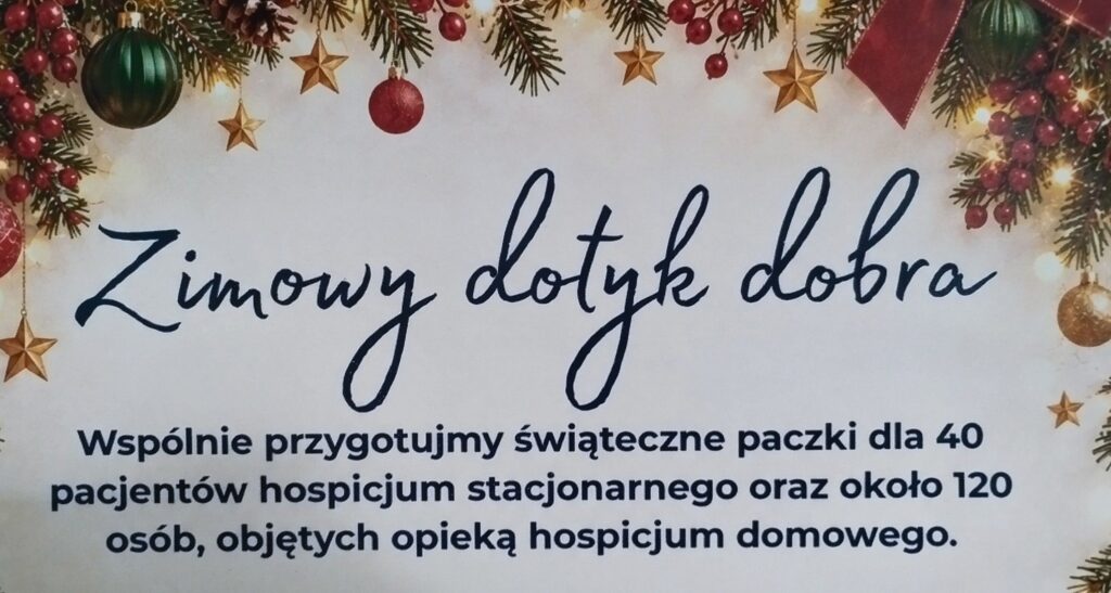Zbieramy dary dla Hospicjum Palium w Poznaniu. Prosimy o kawę, herbatę, kabanosy,…