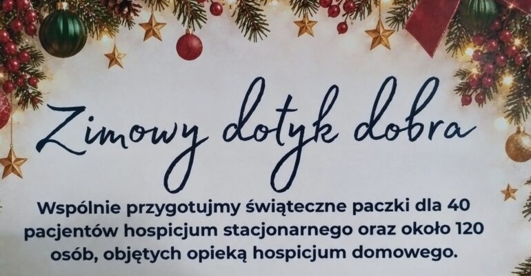 Zbieramy dary dla Hospicjum Palium w Poznaniu. Prosimy o kawę, herbatę, kabanosy,…