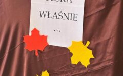 Piękna, złota, polska jesień za oknami, a u nas ciepło, miło i…
